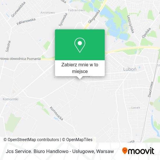 Mapa Jcs Service. Biuro Handlowo - Usługowe