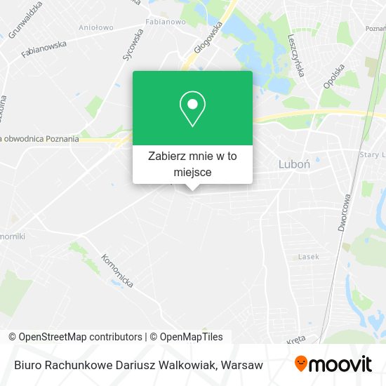 Mapa Biuro Rachunkowe Dariusz Walkowiak