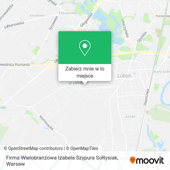 Mapa Firma Wielobranżowa Izabela Szypura Sołtysiak