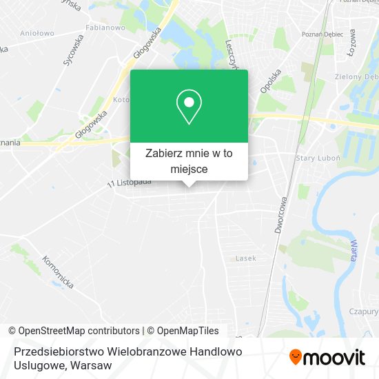 Mapa Przedsiebiorstwo Wielobranzowe Handlowo Uslugowe