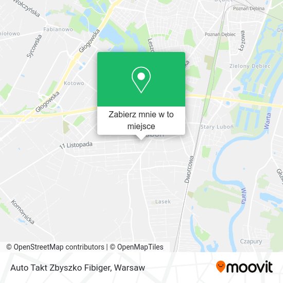 Mapa Auto Takt Zbyszko Fibiger