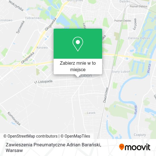 Mapa Zawieszenia Pneumatyczne Adrian Barański