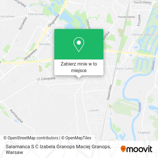 Mapa Salamanca S C Izabela Granops Maciej Granops