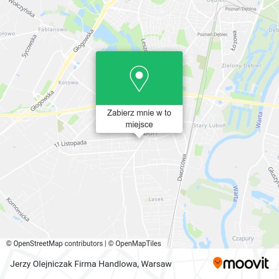 Mapa Jerzy Olejniczak Firma Handlowa