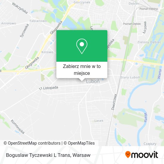 Mapa Boguslaw Tyczewski L Trans