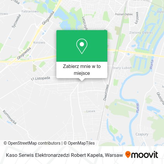 Mapa Kaso Serwis Elektronarzedzi Robert Kapela