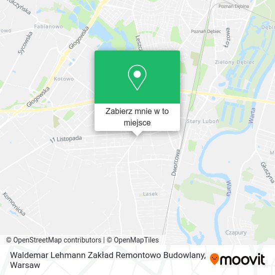 Mapa Waldemar Lehmann Zakład Remontowo Budowlany