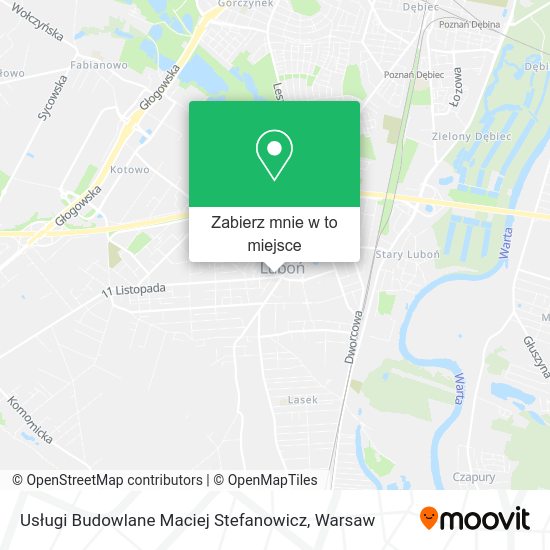 Mapa Usługi Budowlane Maciej Stefanowicz