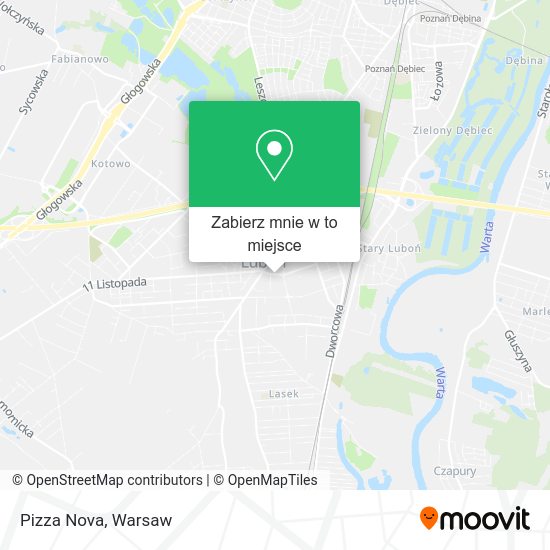 Mapa Pizza Nova