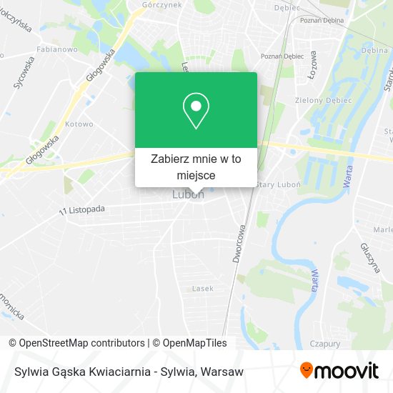 Mapa Sylwia Gąska Kwiaciarnia - Sylwia