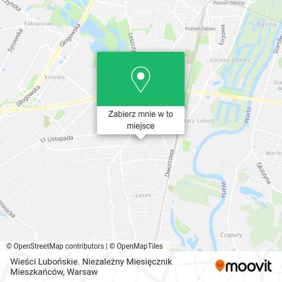 Mapa Wieści Lubońskie. Niezależny Miesięcznik Mieszkańców