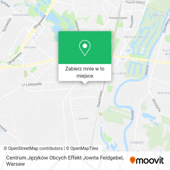 Mapa Centrum Języków Obcych Effekt Jowita Feldgebel