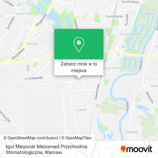 Mapa Igor Meissner Meissmed Przychodnia Stomatologiczna