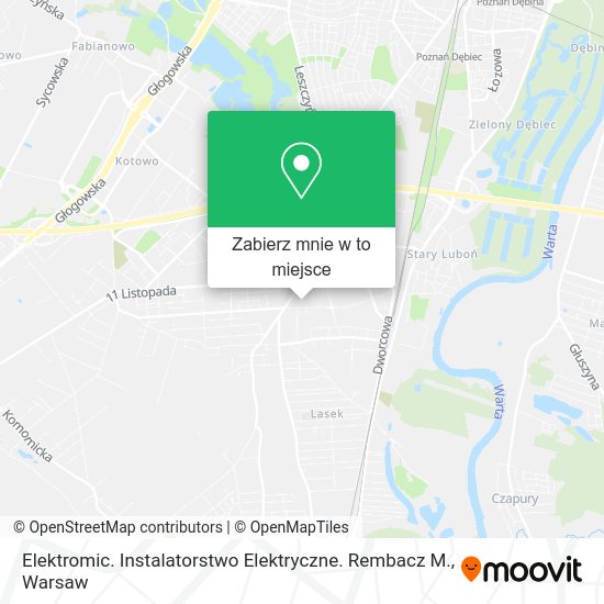 Mapa Elektromic. Instalatorstwo Elektryczne. Rembacz M.