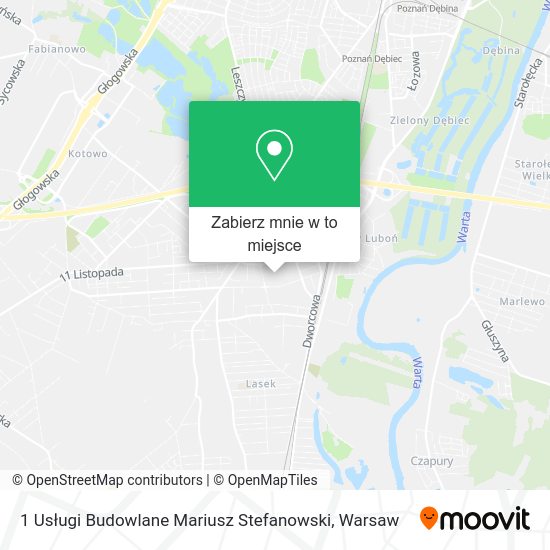 Mapa 1 Usługi Budowlane Mariusz Stefanowski