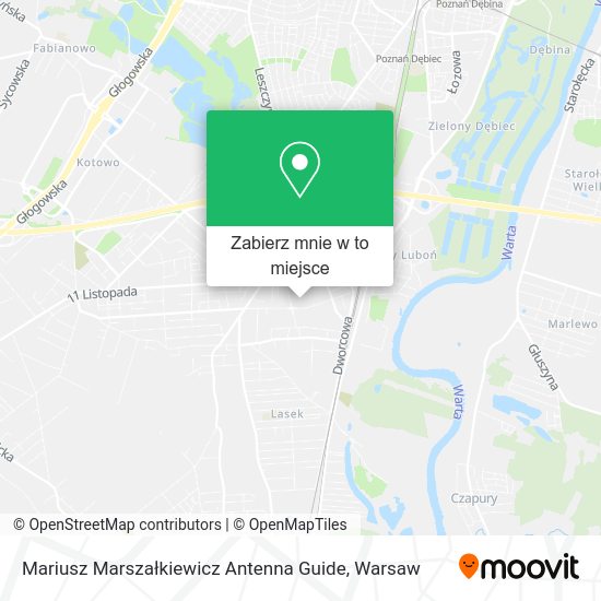 Mapa Mariusz Marszałkiewicz Antenna Guide