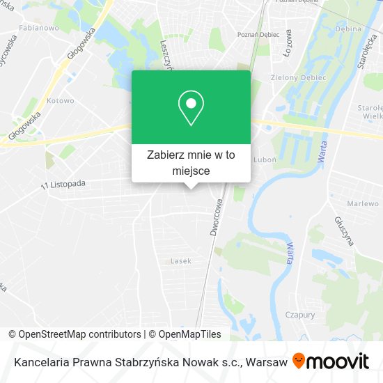 Mapa Kancelaria Prawna Stabrzyńska Nowak s.c.