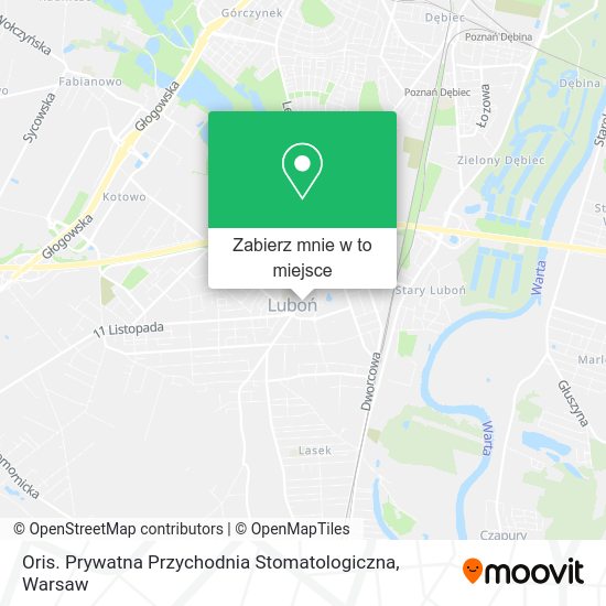 Mapa Oris. Prywatna Przychodnia Stomatologiczna