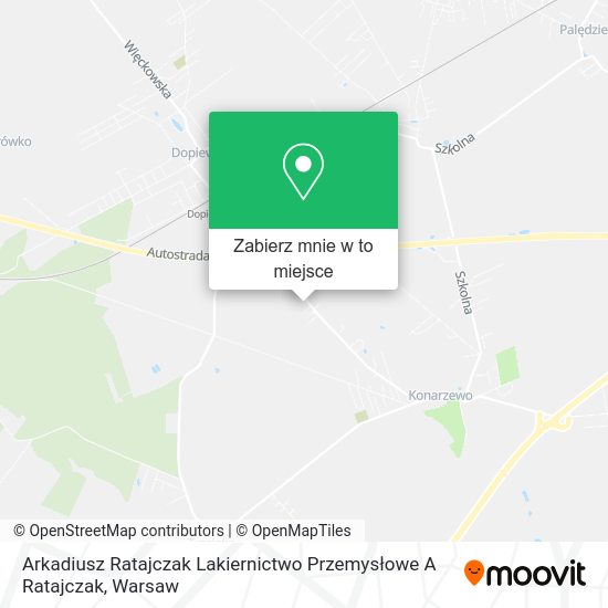 Mapa Arkadiusz Ratajczak Lakiernictwo Przemysłowe A Ratajczak