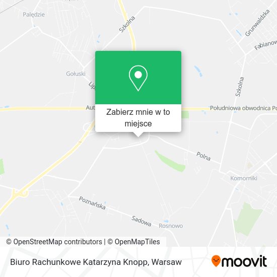 Mapa Biuro Rachunkowe Katarzyna Knopp