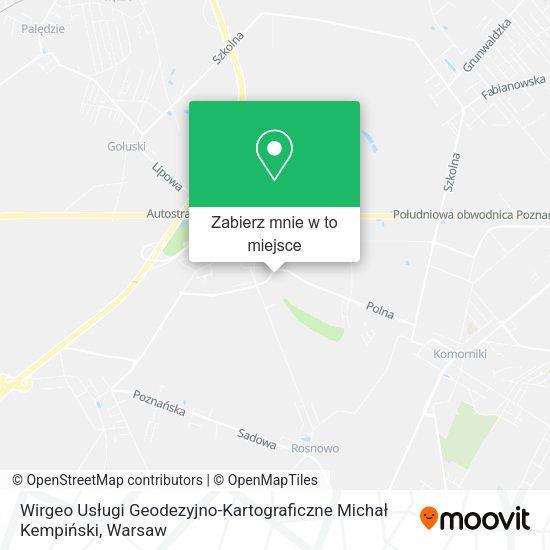 Mapa Wirgeo Usługi Geodezyjno-Kartograficzne Michał Kempiński