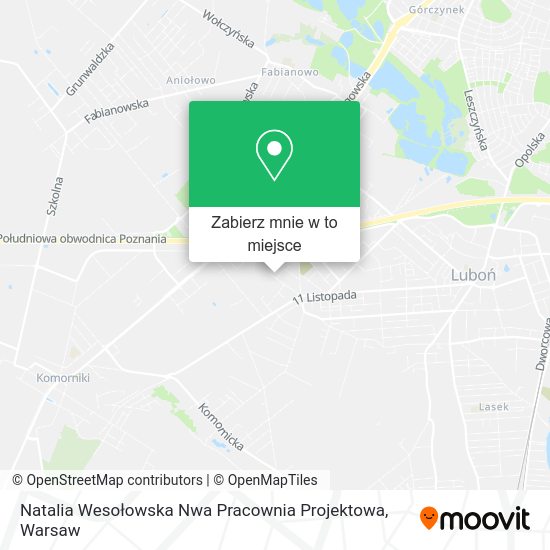 Mapa Natalia Wesołowska Nwa Pracownia Projektowa