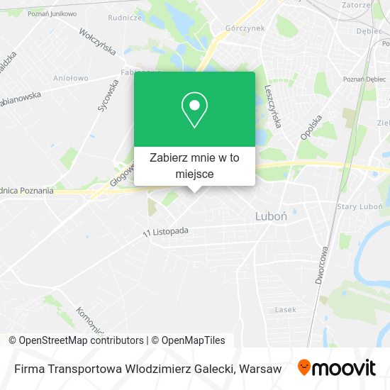 Mapa Firma Transportowa Wlodzimierz Galecki