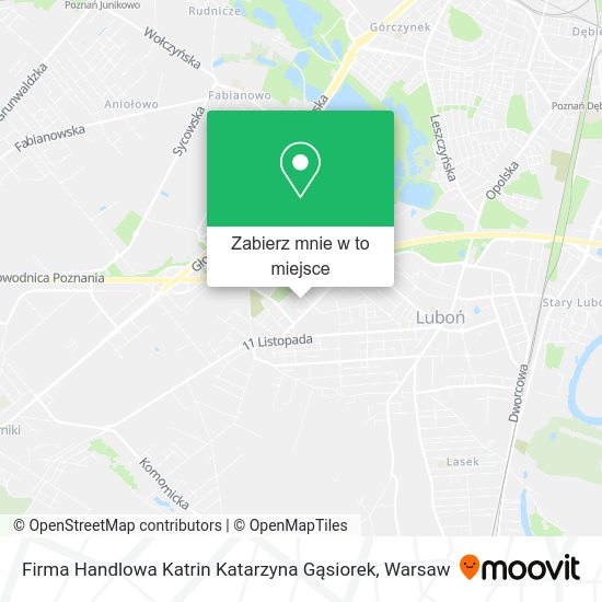 Mapa Firma Handlowa Katrin Katarzyna Gąsiorek