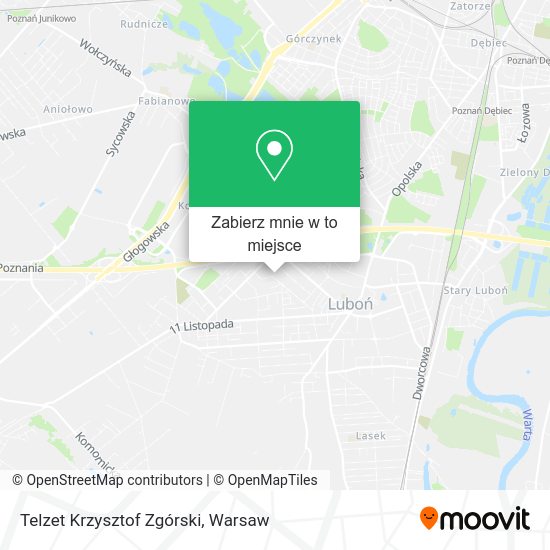 Mapa Telzet Krzysztof Zgórski