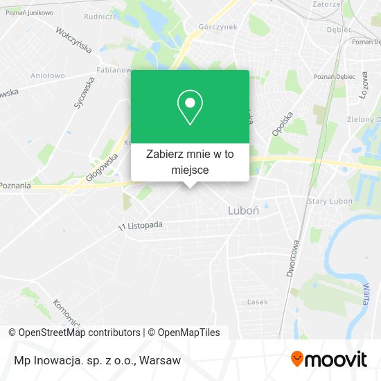 Mapa Mp Inowacja. sp. z o.o.