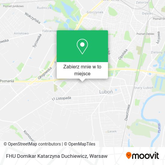 Mapa FHU Domikar Katarzyna Duchiewicz