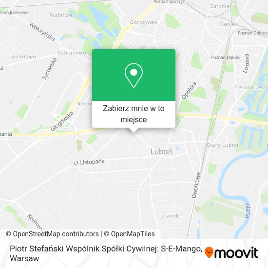 Mapa Piotr Stefański Wspólnik Spółki Cywilnej: S-E-Mango