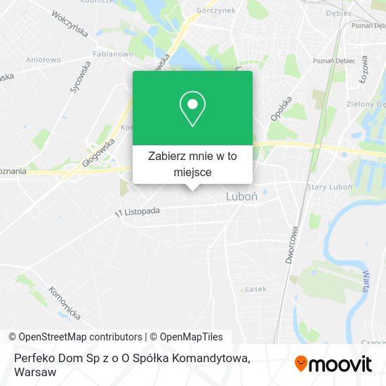 Mapa Perfeko Dom Sp z o O Spółka Komandytowa