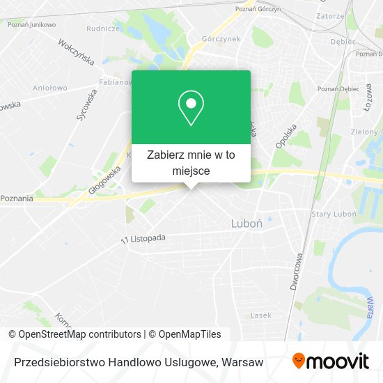 Mapa Przedsiebiorstwo Handlowo Uslugowe