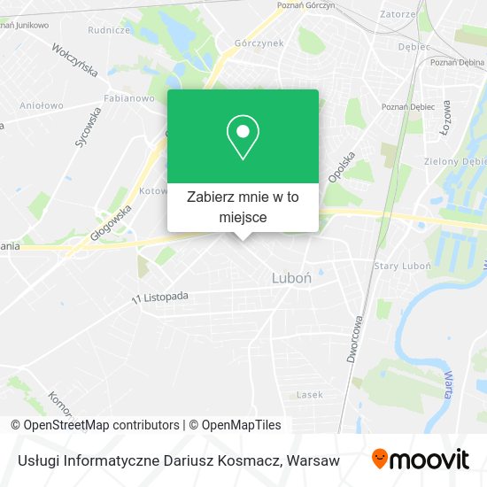 Mapa Usługi Informatyczne Dariusz Kosmacz