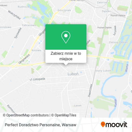 Mapa Perfect Doradztwo Personalne