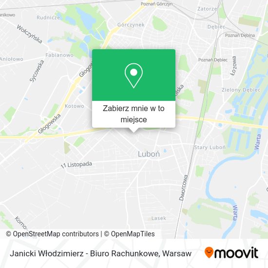 Mapa Janicki Włodzimierz - Biuro Rachunkowe