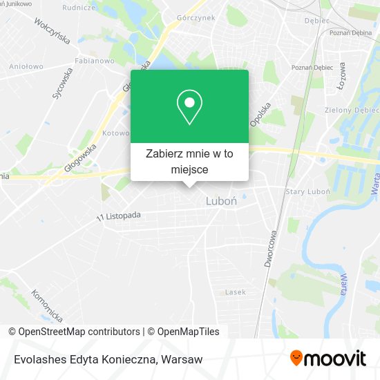 Mapa Evolashes Edyta Konieczna