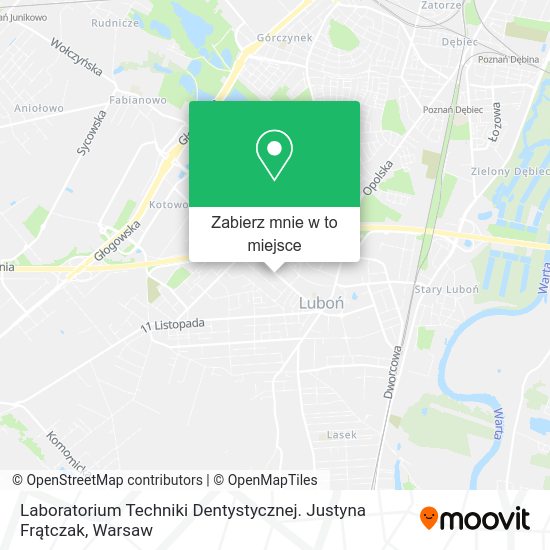 Mapa Laboratorium Techniki Dentystycznej. Justyna Frątczak