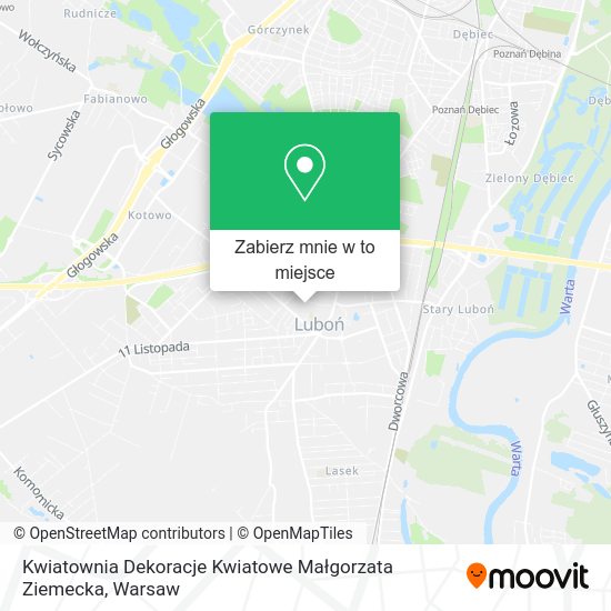 Mapa Kwiatownia Dekoracje Kwiatowe Małgorzata Ziemecka