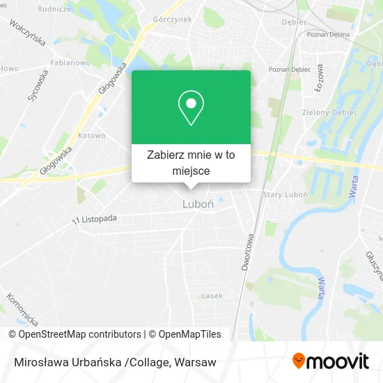 Mapa Mirosława Urbańska /Collage