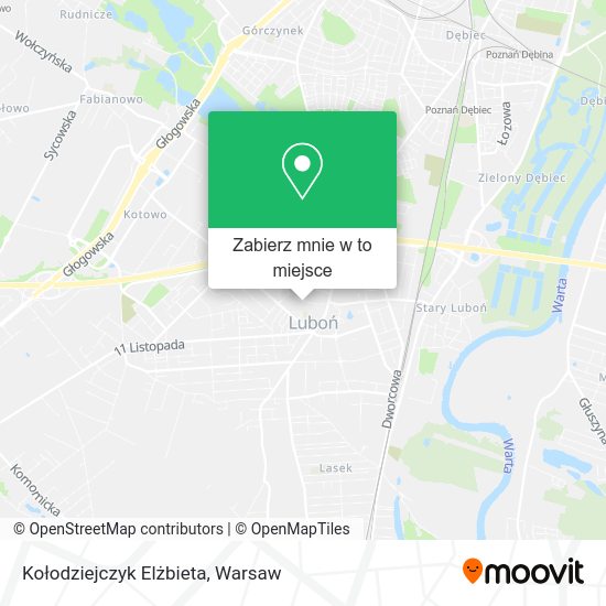 Mapa Kołodziejczyk Elżbieta