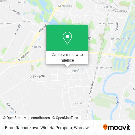 Mapa Biuro Rachunkowe Wioleta Pempera