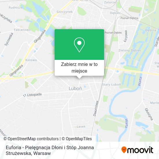 Mapa Euforia - Pielęgnacja Dłoni i Stóp Joanna Strużewska