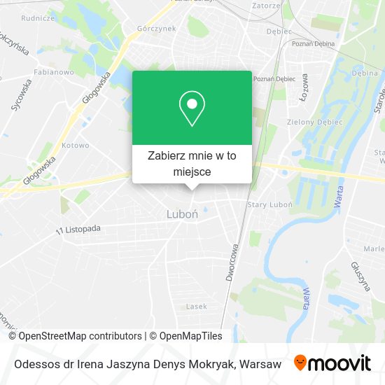 Mapa Odessos dr Irena Jaszyna Denys Mokryak