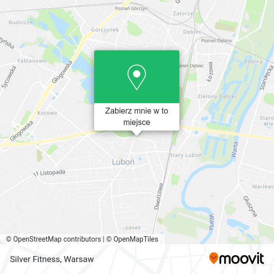 Mapa Silver Fitness