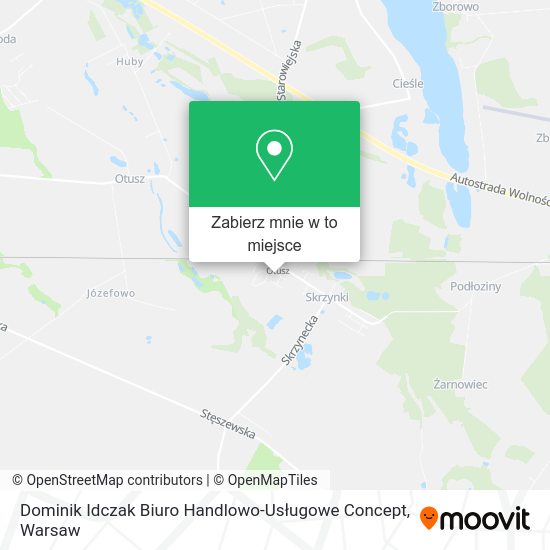 Mapa Dominik Idczak Biuro Handlowo-Usługowe Concept