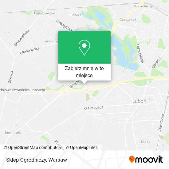 Mapa Sklep Ogrodniczy