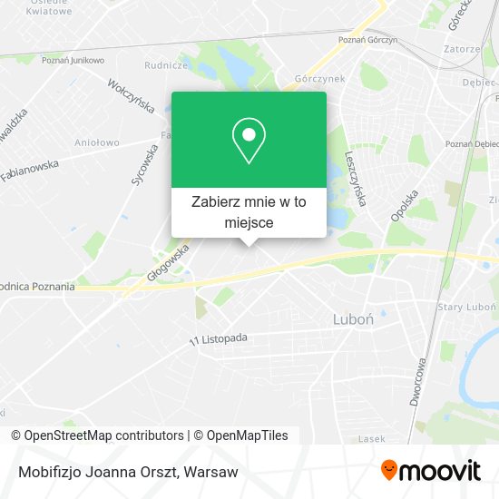 Mapa Mobifizjo Joanna Orszt