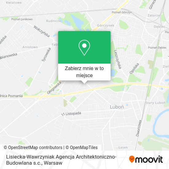 Mapa Lisiecka-Wawrzyniak Agencja Architektoniczno-Budowlana s.c.